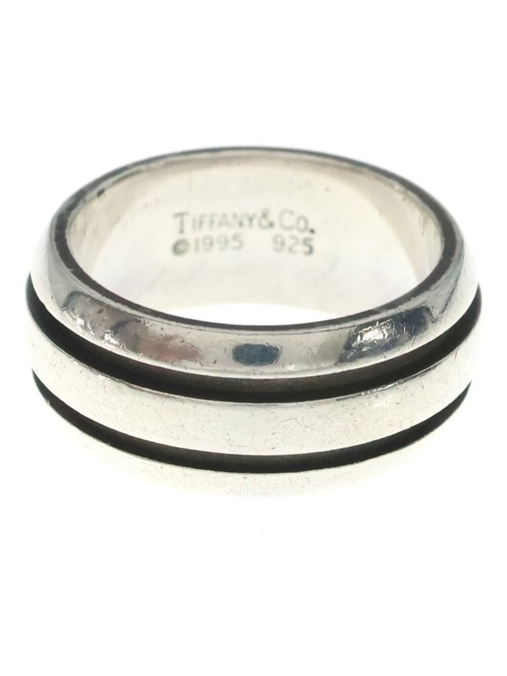 Tiffany & Co Grooved Ring Silver